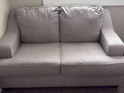 Grey 2 Cushion Couch