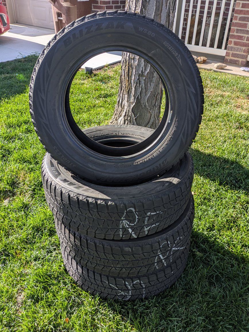 Bridgestone Blizzak Winter Tires - 195/65R15 - 4 tires