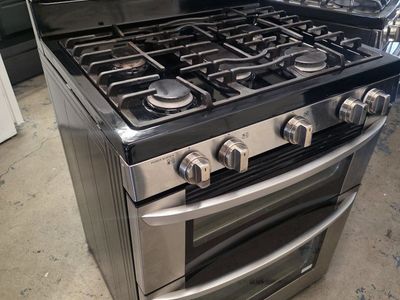 Lg double oven gas range