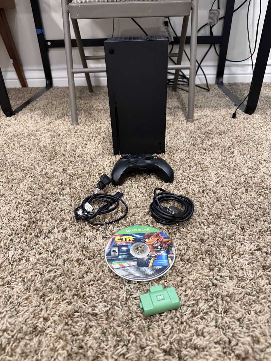 Xbox Series X Console 1TB Black with Controller, Cables, and Crash Team Racing Nitro-Fueled