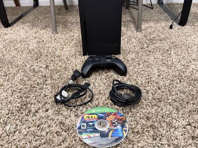 Xbox Series X Console 1TB Black with Controller, Cables, and Crash Team Racing Nitro-Fueled