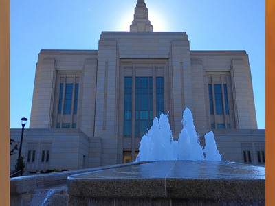 Ogden Utah Temple - Canvas print