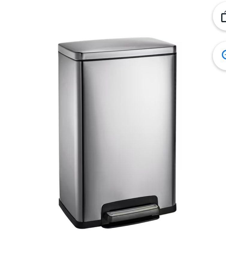 NEW Tramontina 13-Gal Step Trash Can