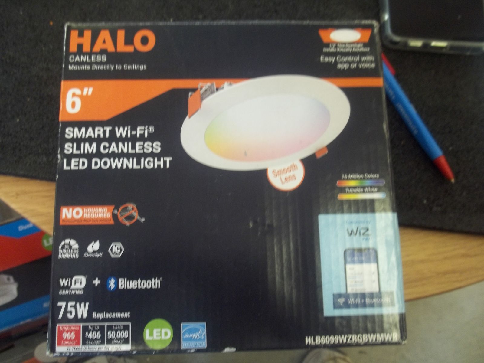 Halo Canless 6" Smart Wifi LED Downlight