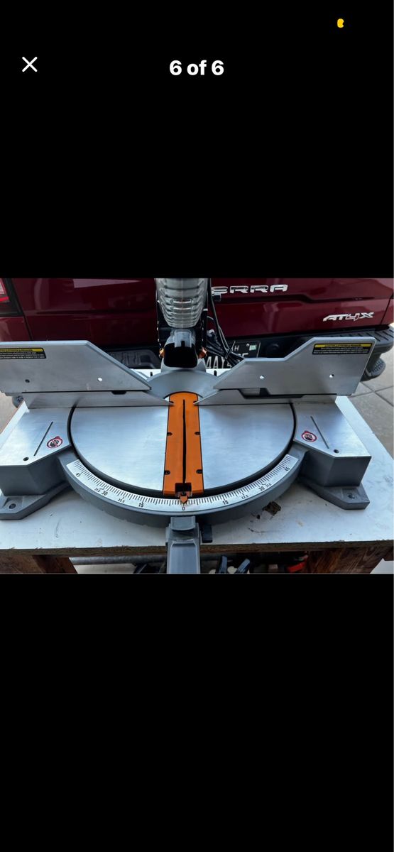 Ridgid R4123 12 Inch 15A Miter Saw Used