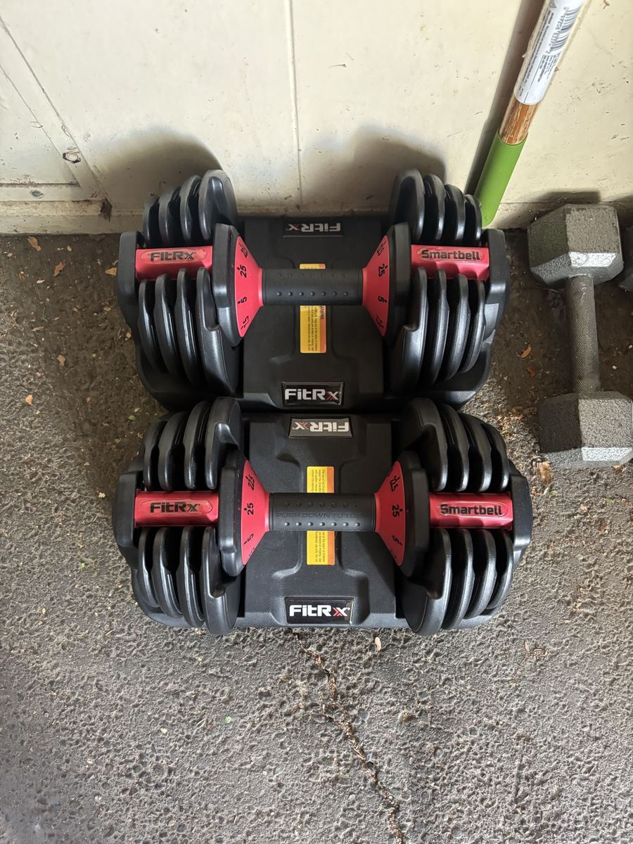 FitRx Smartbell Adjustable Dumbbell Set with Trays