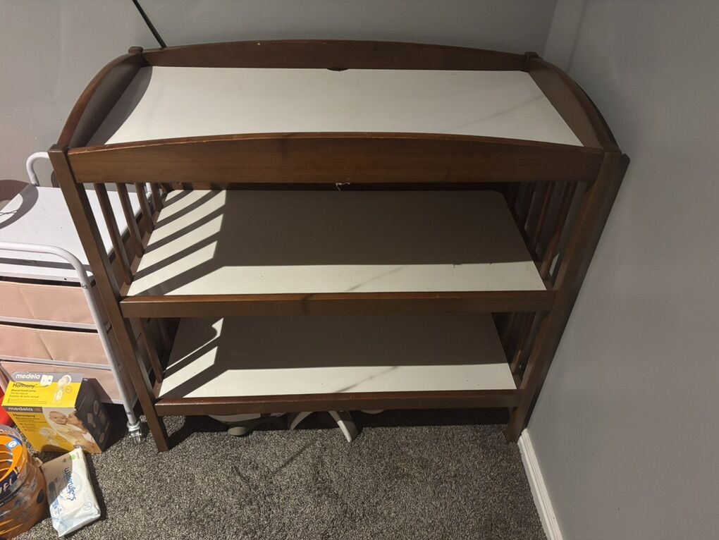 Baby Changing Table 3 Shelves