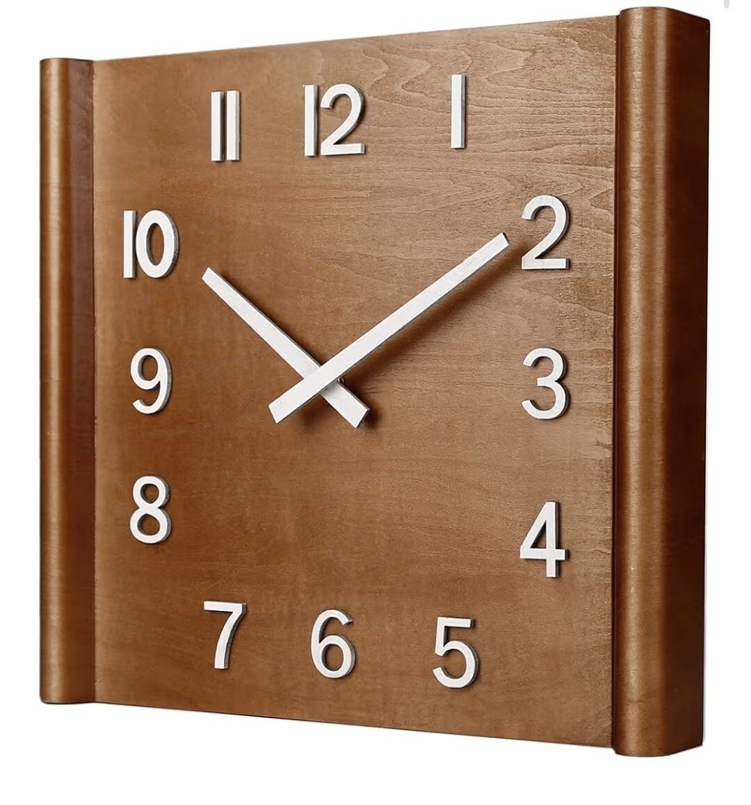 14" Wood Wall Clock