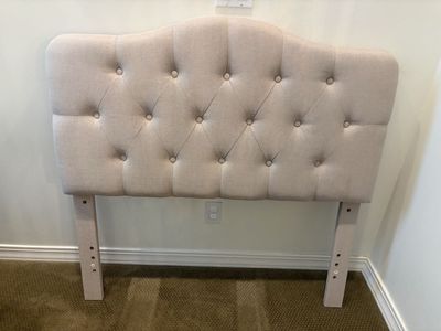 Headboard and Twin Matress
