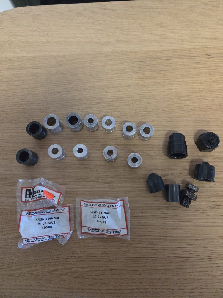 Pacific shotgun reloader shot and powder bushings 