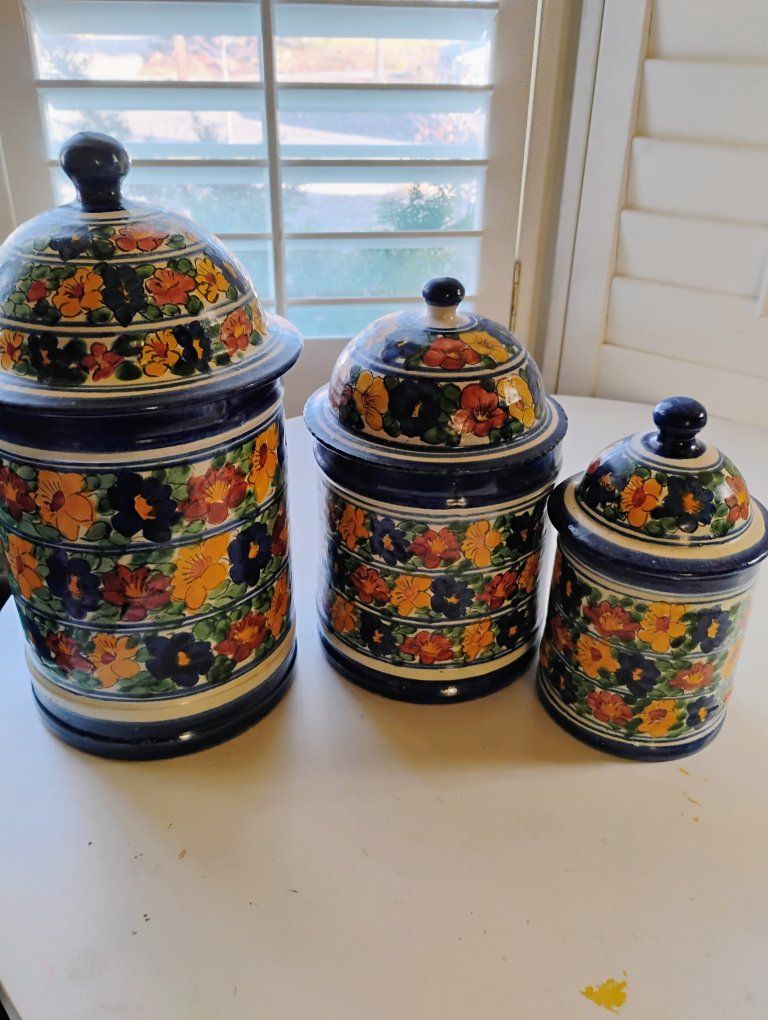Mexican storage kitchen canister