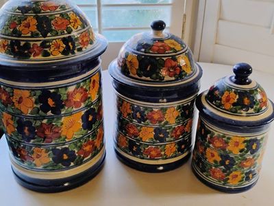 Mexican storage kitchen canister
