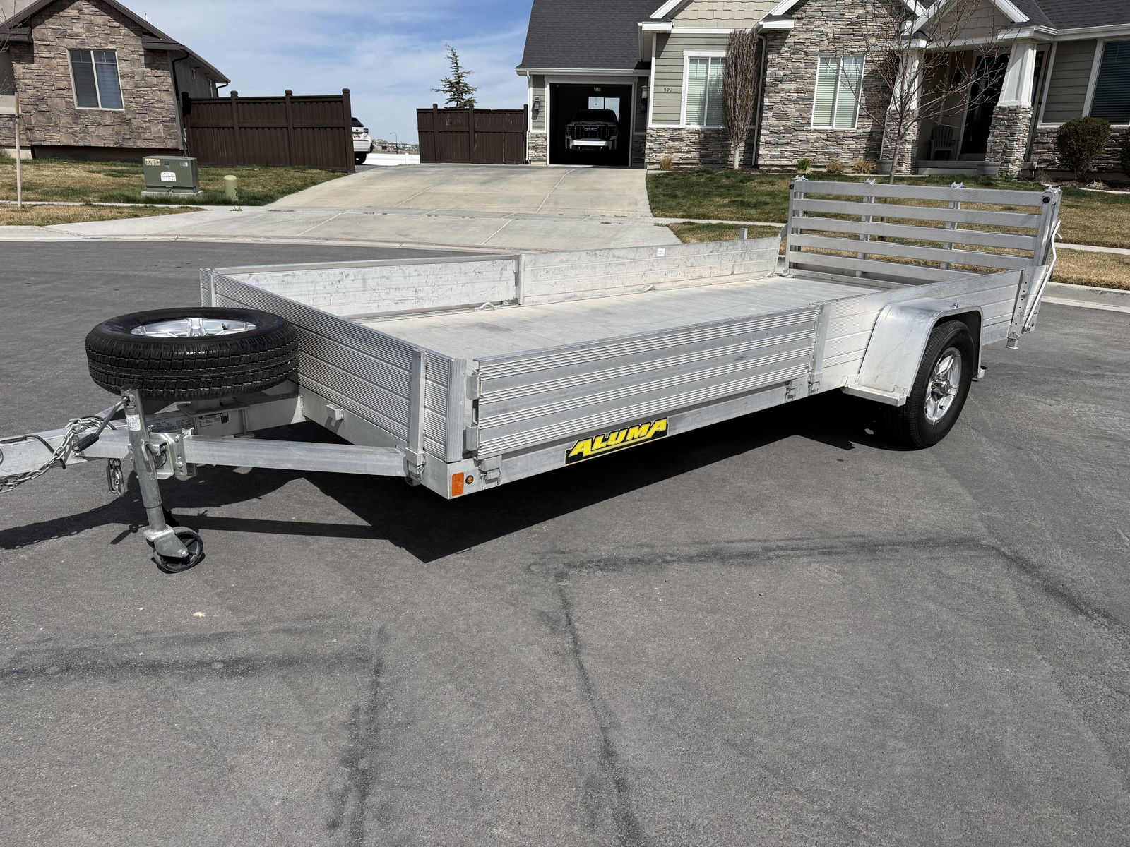 2021 ALUMA 8115SR Aluminum Utility Trailer