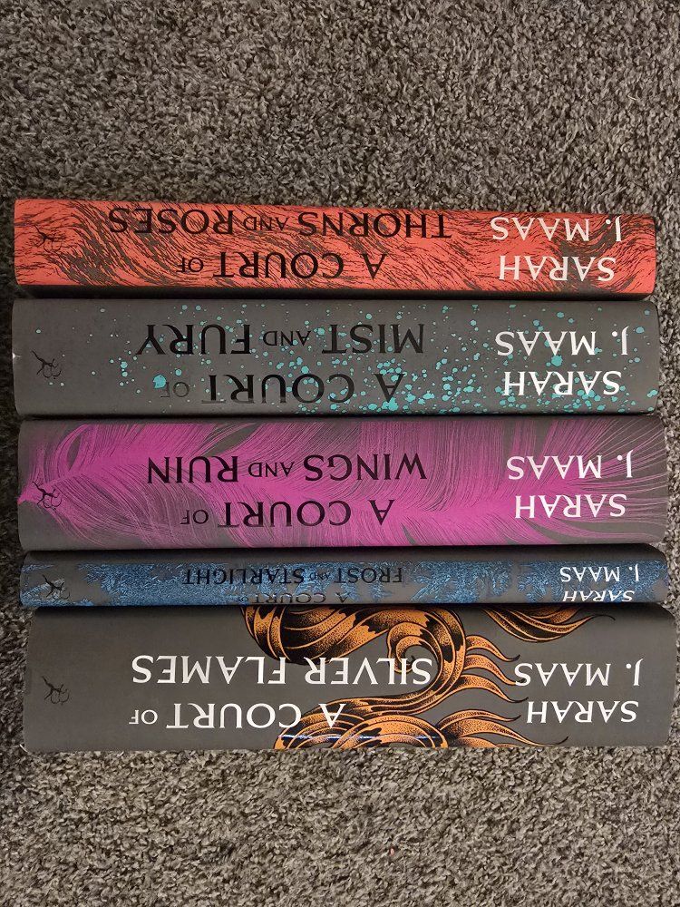 Sarah J. Maas A Court of Thorns & Roses Series Hardcover Book Set (5 Books) - Fantasy, Romance