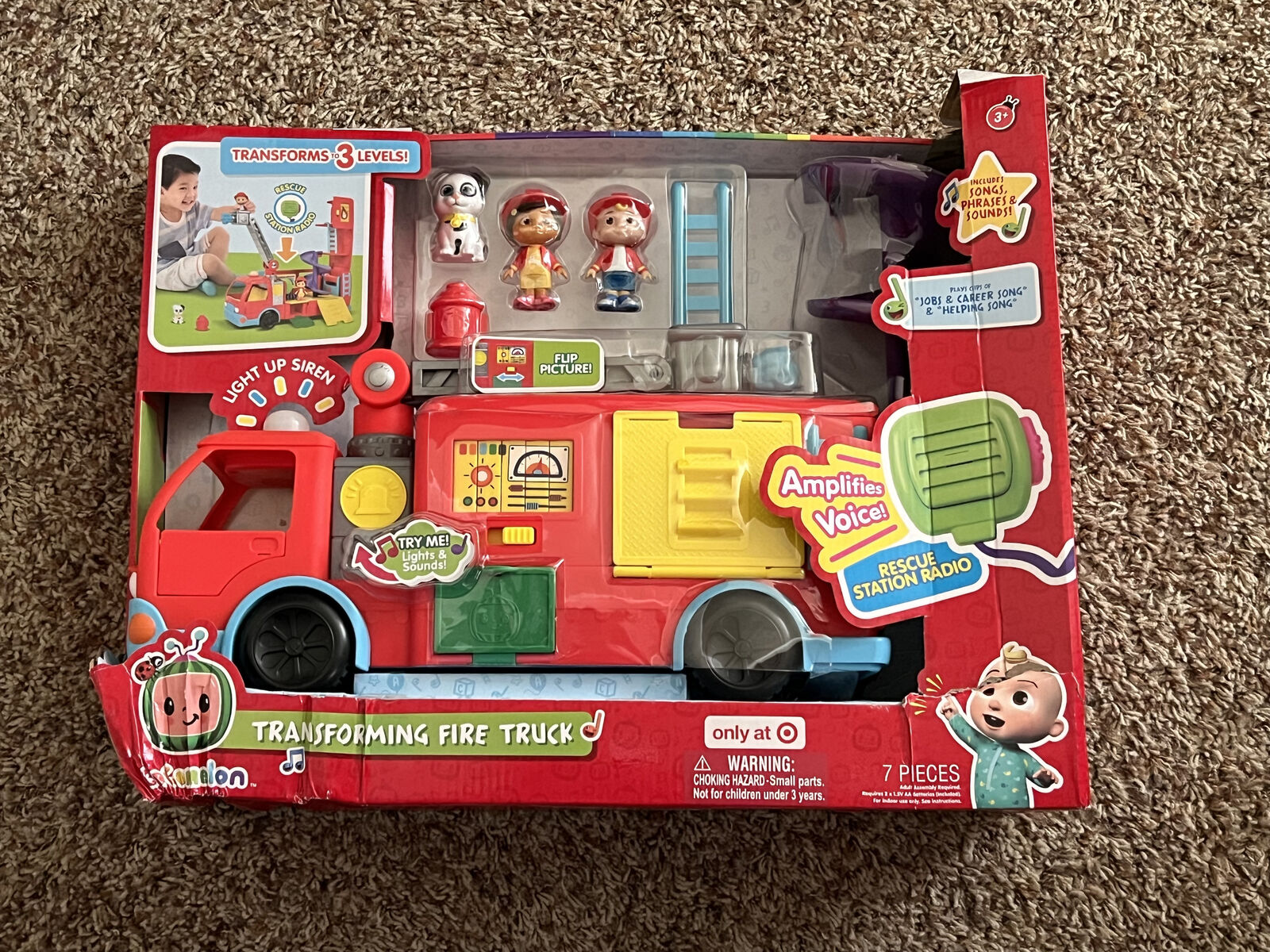 NEW: Cocomelon Transforming Fire Truck