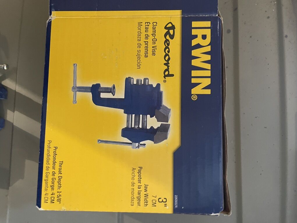 Irwin 3in Clamp-On Vise