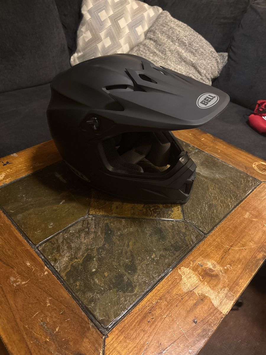 Small Bell Matte Black Motocross Helmet Off-Road Dirt Bike