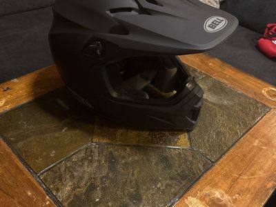 Small Bell Matte Black Motocross Helmet Off-Road Dirt Bike