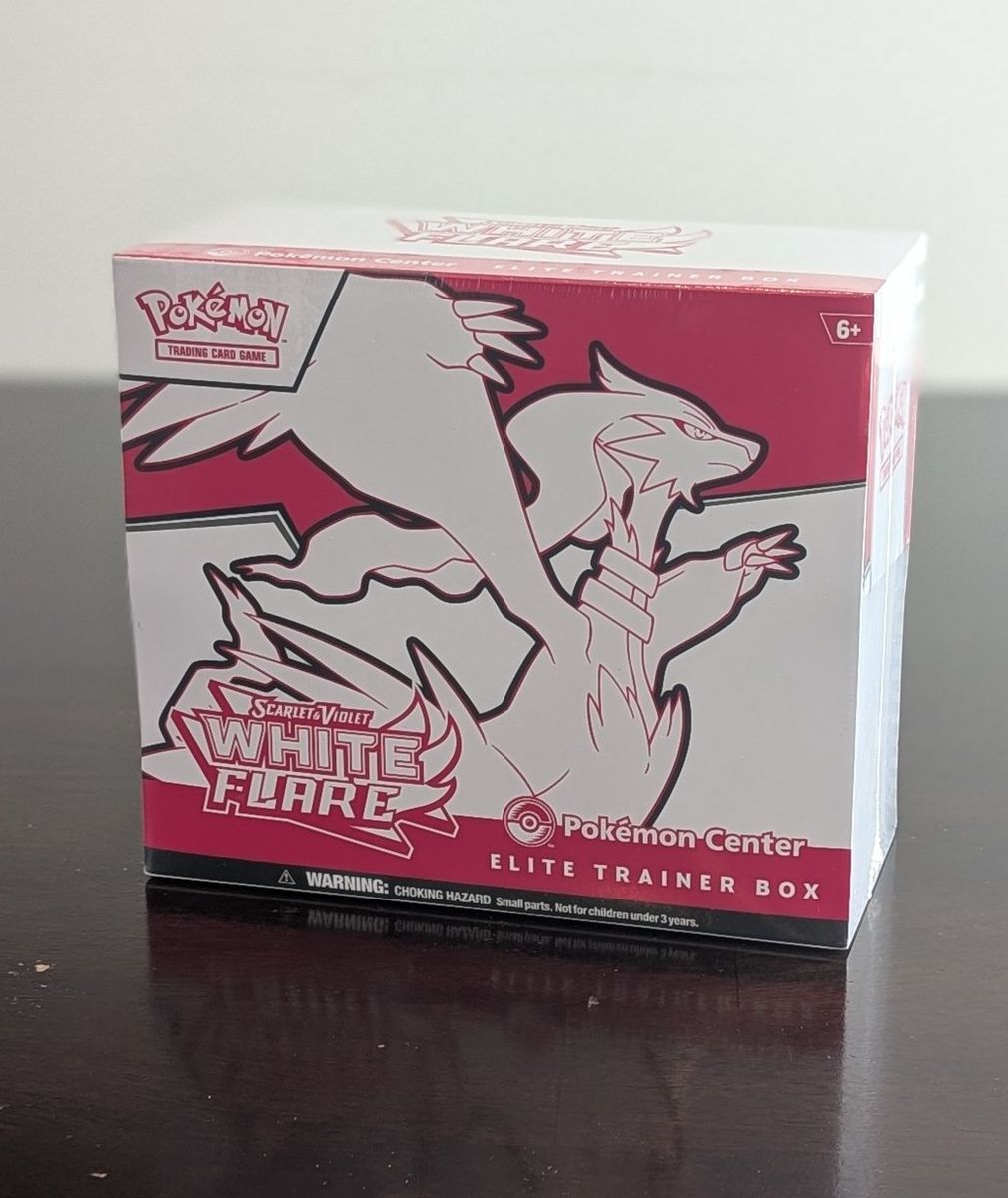 White Flare Pokemon Center Elite Trainer Box