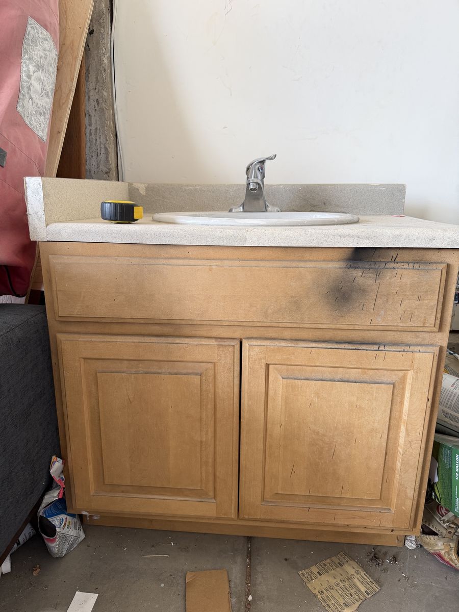 Bathroom Hardwood Vanity Cabinet