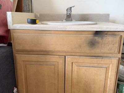 Bathroom Hardwood Vanity Cabinet