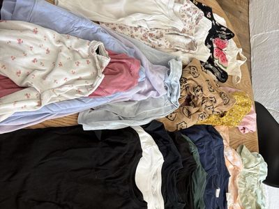 Girl's Clothing Bundle Assorted Size 8 Shirts Jackets Fleece Dresses 90-100 items