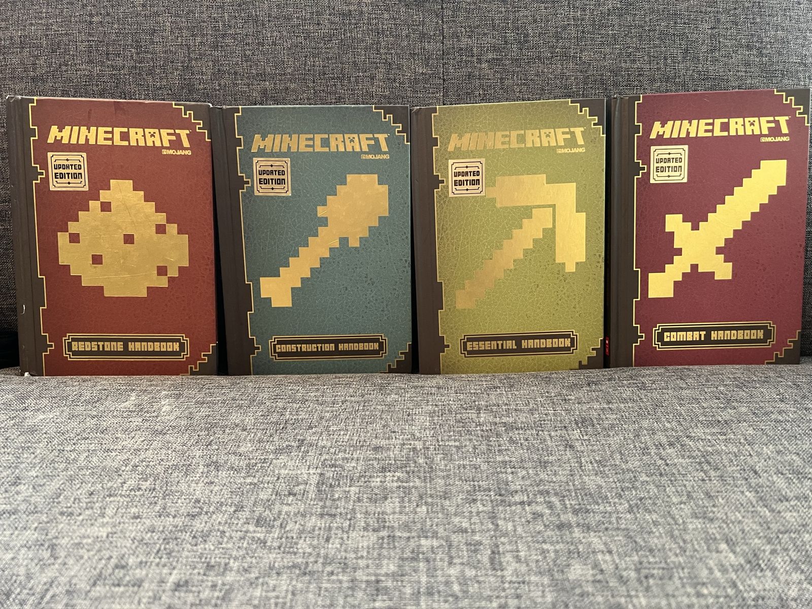 Official Minecraft Hardcover Handbooks Set of 4 