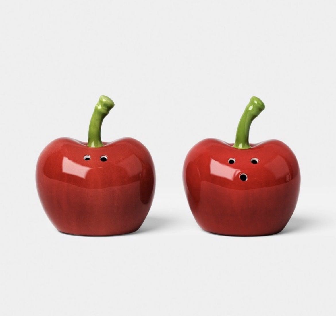 Cherries salt and pepper shaker set