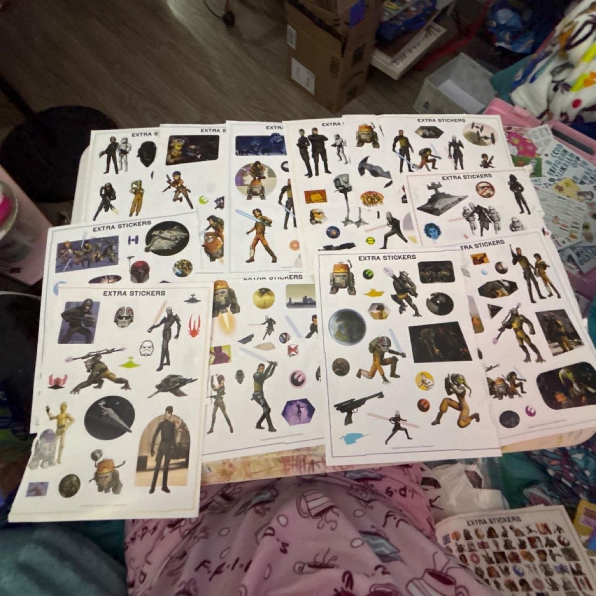 Star Wars Rebels Sticker Lot - Assorted Characters & Designs