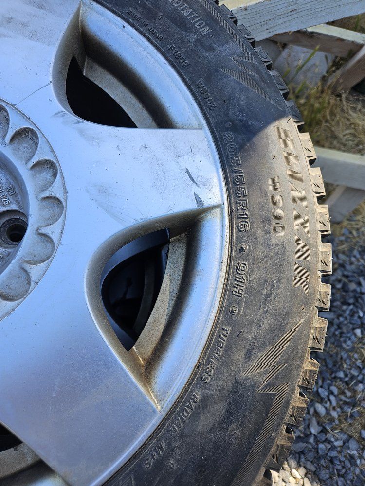 Set of 4 Bridgestone tires