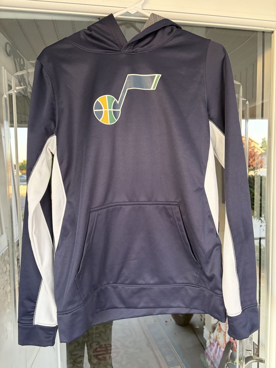 NBA Adidas Utah Jazz pullover hoodie Youth LG 16-18 (Adult S) NEW