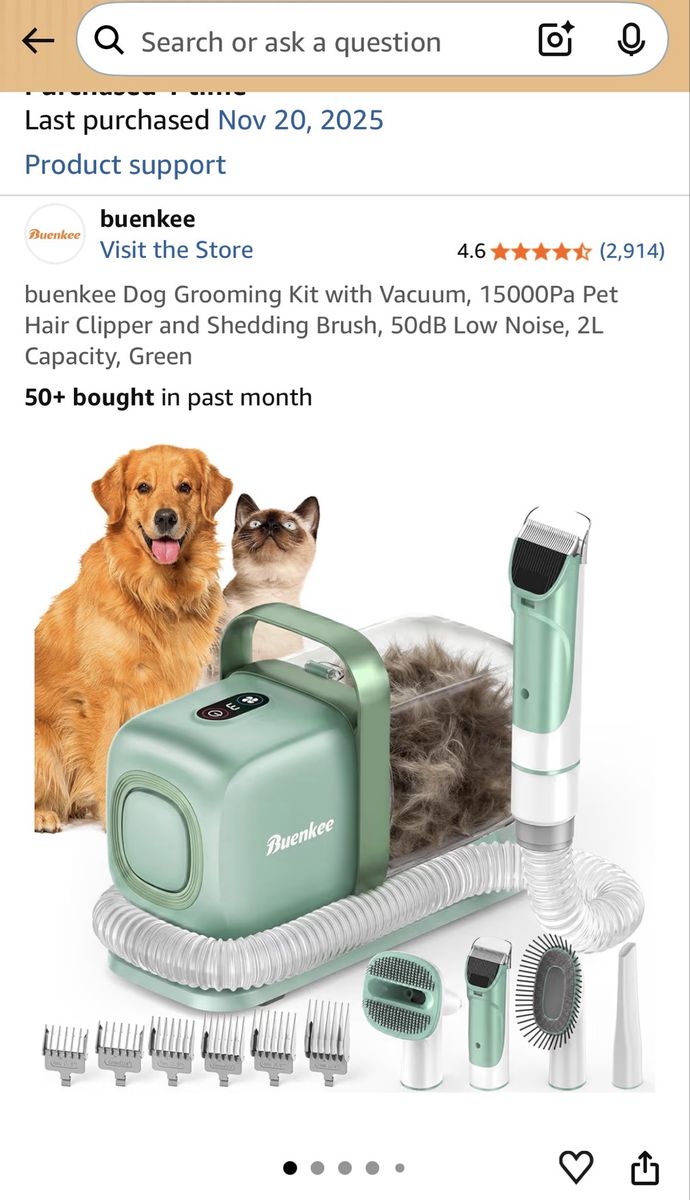 Dog grooming kit