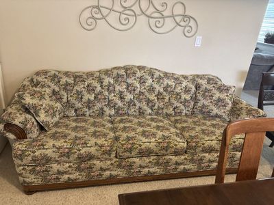 Camelback sofa