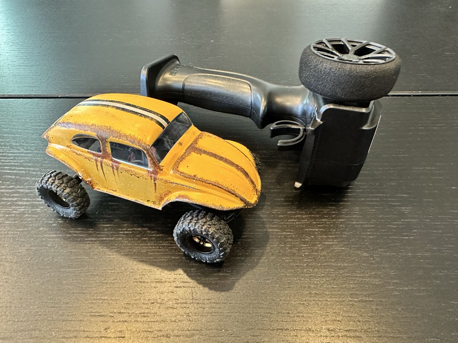 One of a kind Axial SCX30 “Custom Bug” RC Rock Crawler