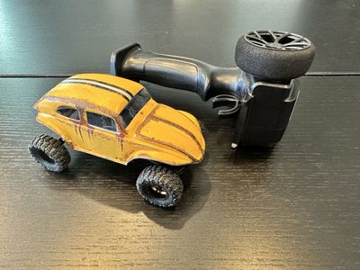 One of a kind Axial SCX30 “Custom Bug” RC Rock Crawler