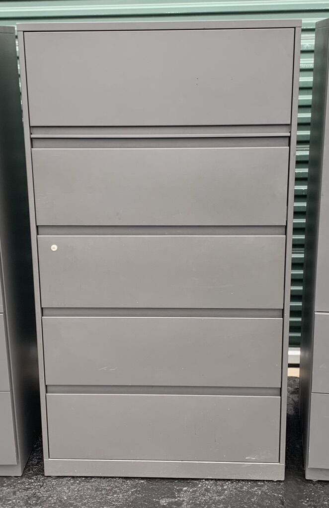 STEELCASE 5 DRAWER LATERAL FILE