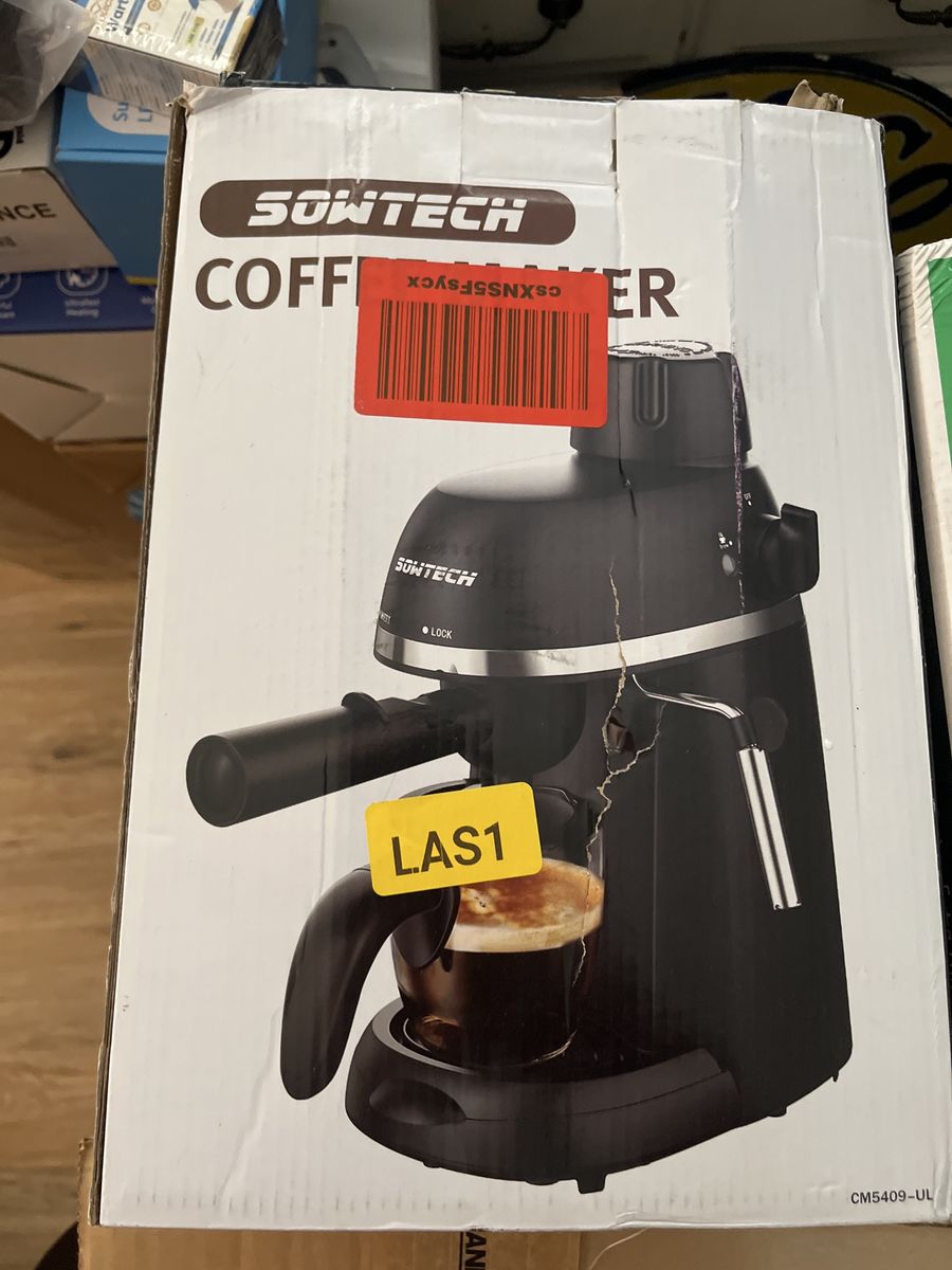 SOWTECH Coffee Maker Espresso Machine - Black, Model CM5409-UL