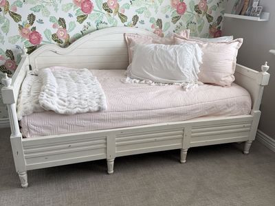 Restoration Hardware Bed And Dresser Set.