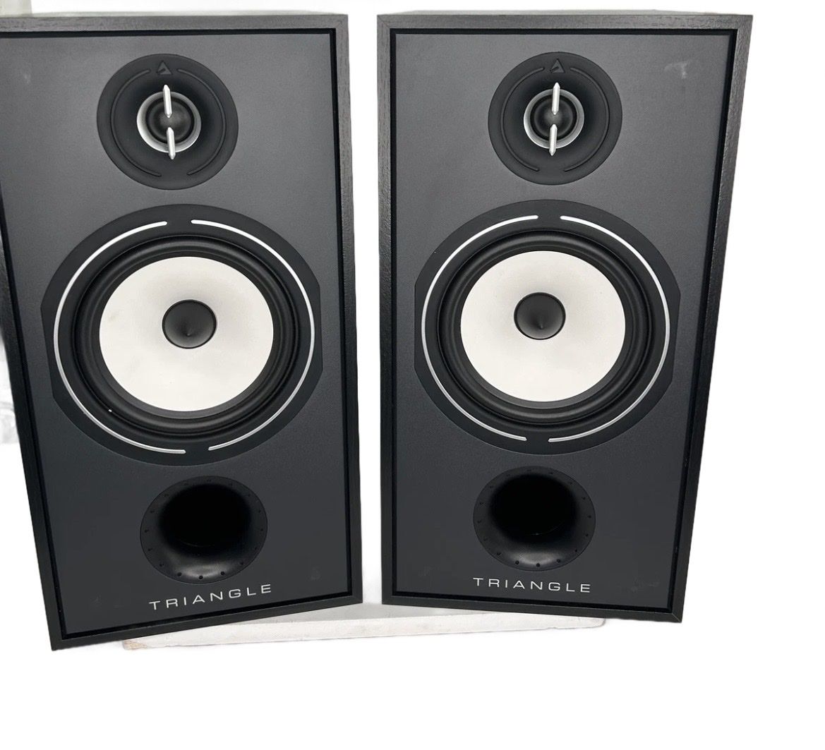 Triangle Borea BR04 Bookshelf Speakers - Black Ash - audiophile grade sound