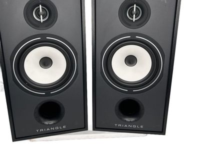 Triangle Borea BR04 Bookshelf Speakers - Black Ash - audiophile grade sound