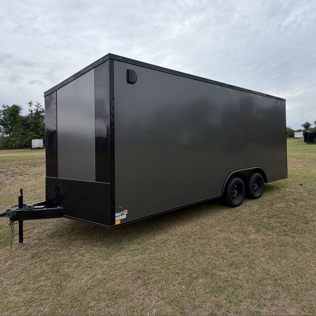 New 8.5 x 16 Enclosed Trailer