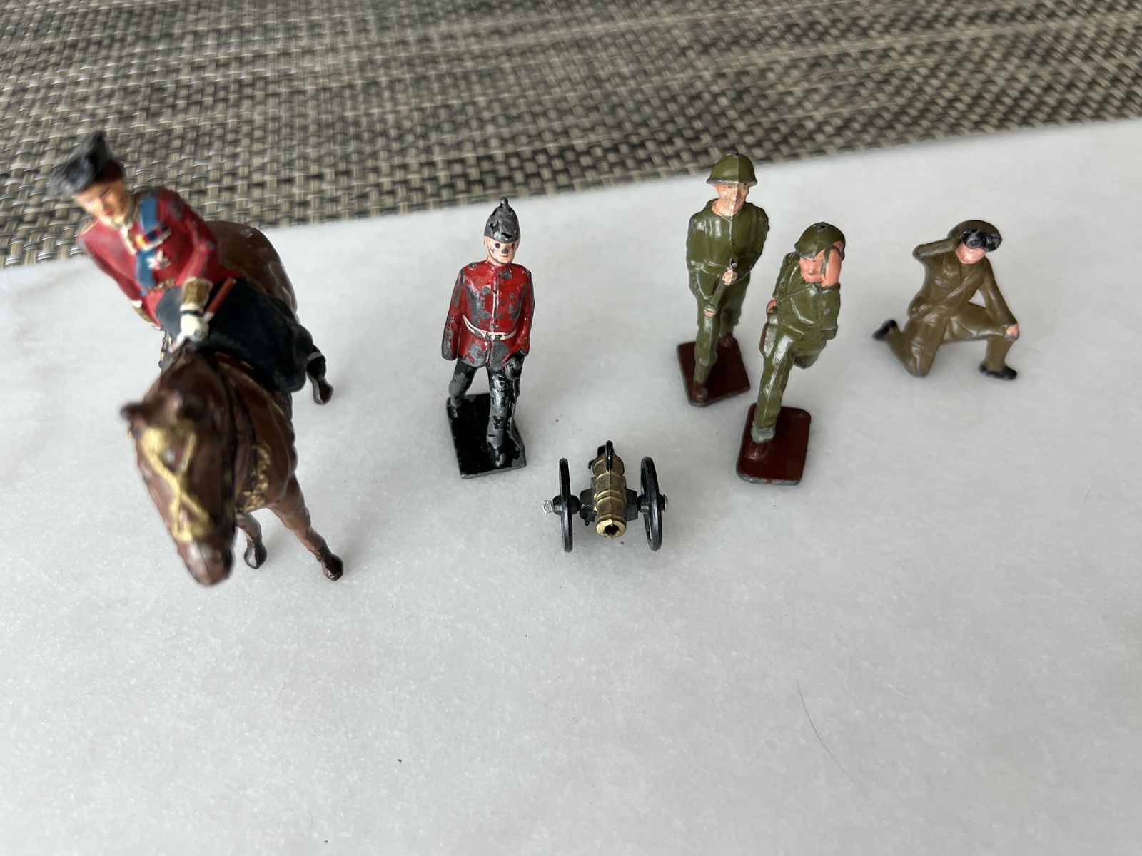 Vintage Metal Toy Soldiers includes all pictured