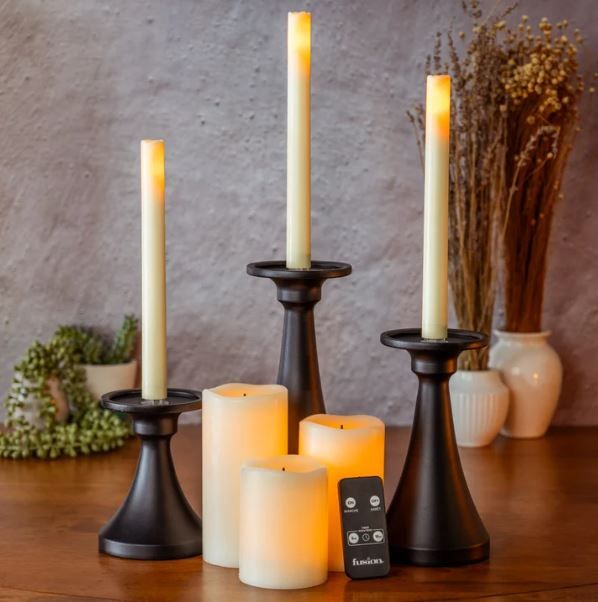 Fusion Light Up Flameless Candle 9pc. Set 1970035 #105762