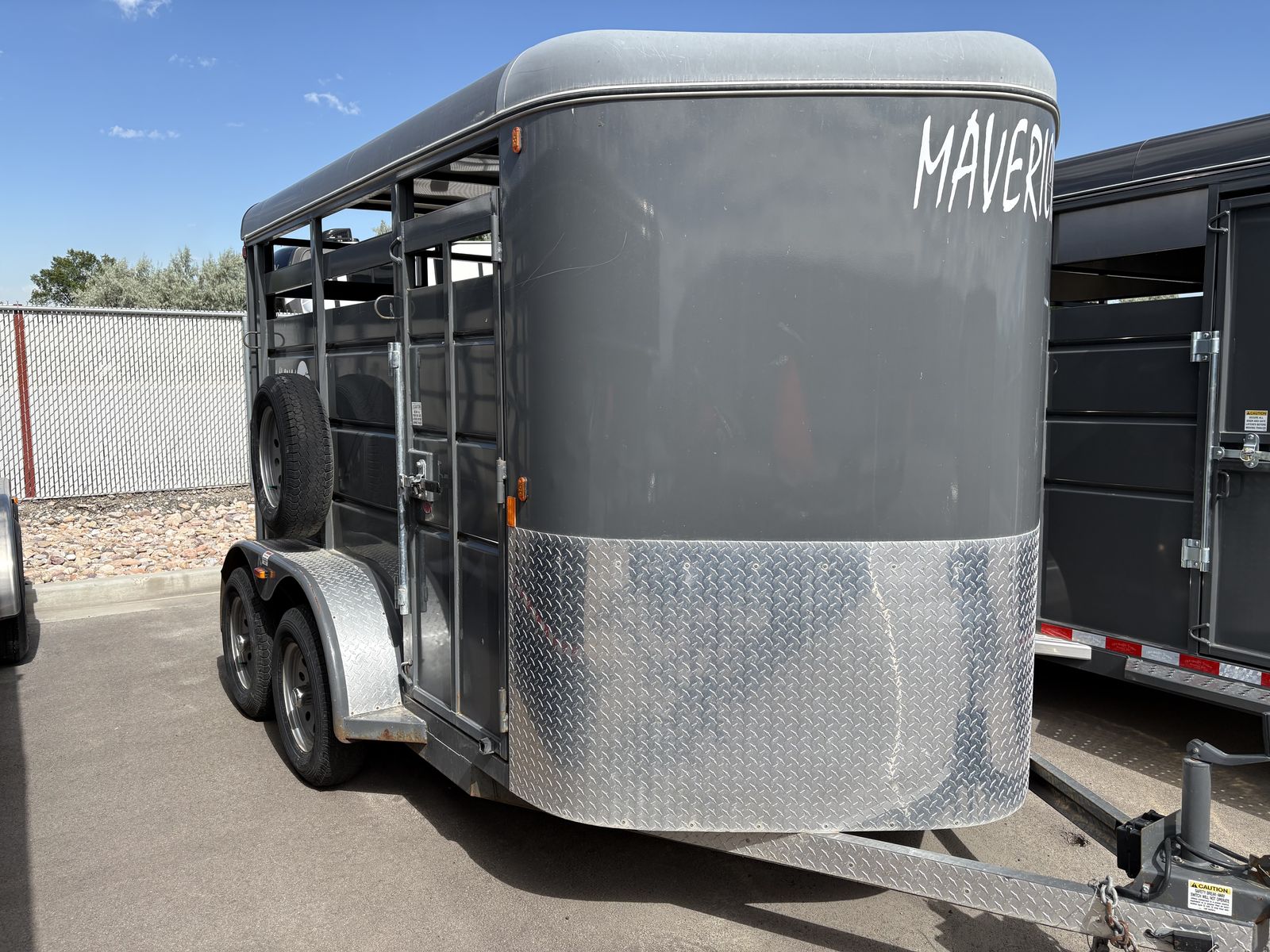 2016 12' Maverick Stock Trailer