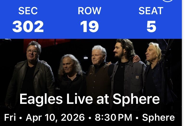 Eagles - Sphere Las Vegas - April 10