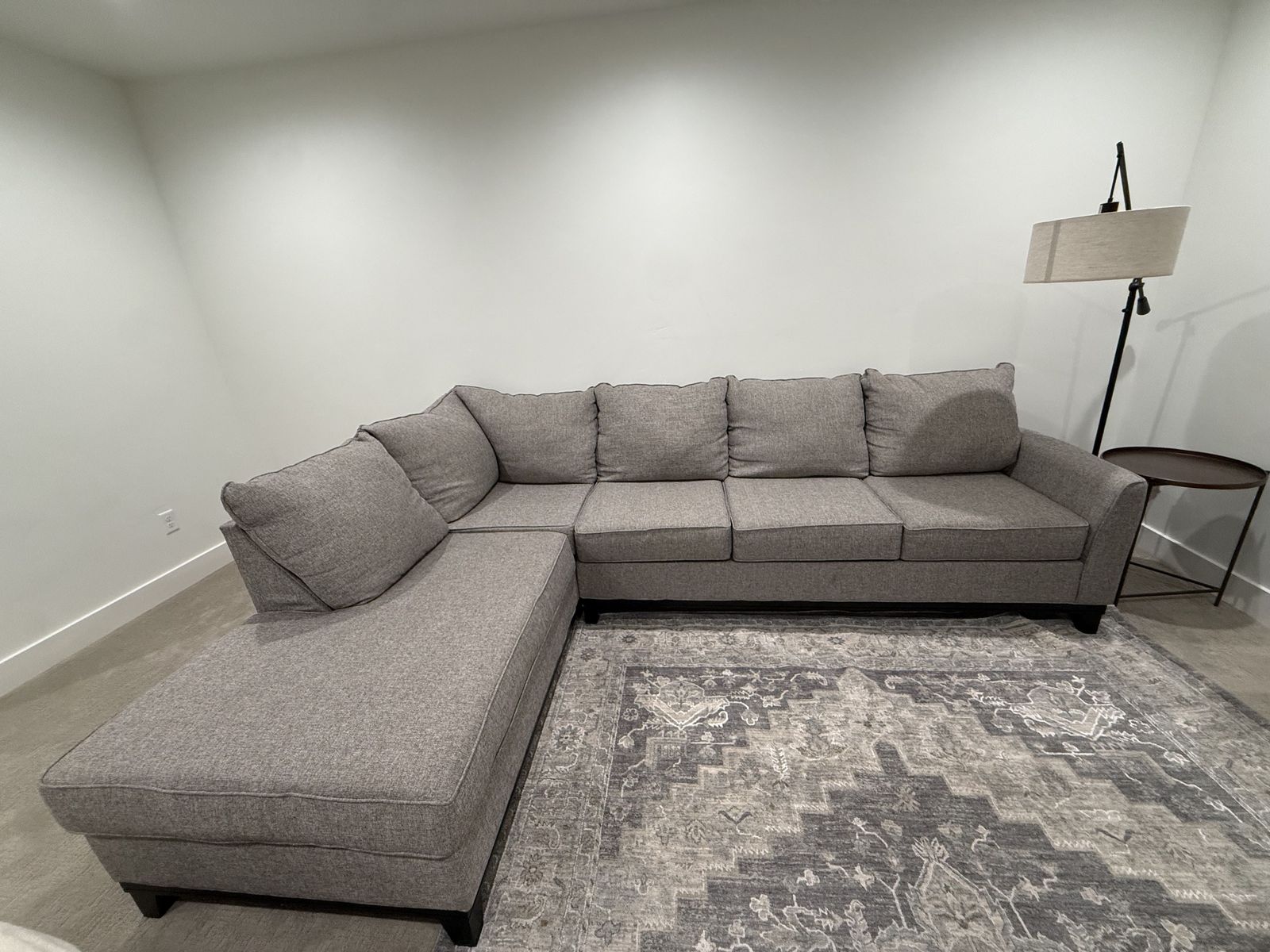 Gray Right Facing Sectional