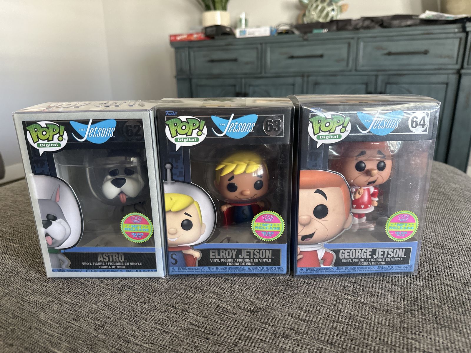 Jetson funko pops. NFT release. New never opened
