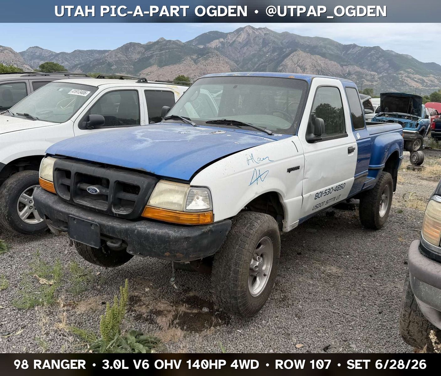 1998 Ford Ranger Parts - UTPAP Ogden