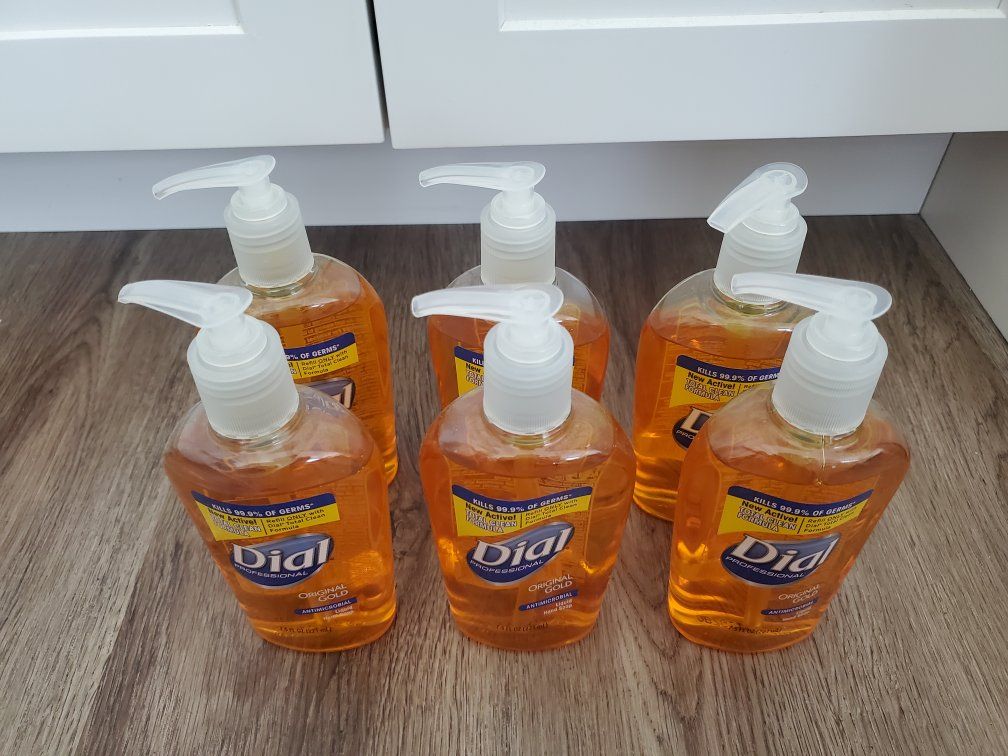 New Dial Hand Soap Antibacterial Pump Bottles