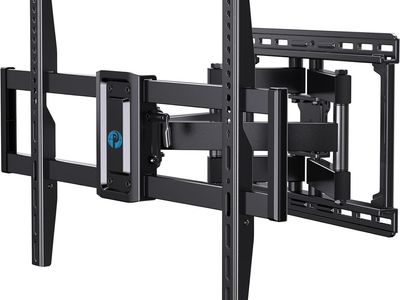 Full Motion TV Wall Mount for 37-75 inch Flat/Curved TVs up to 100lbs